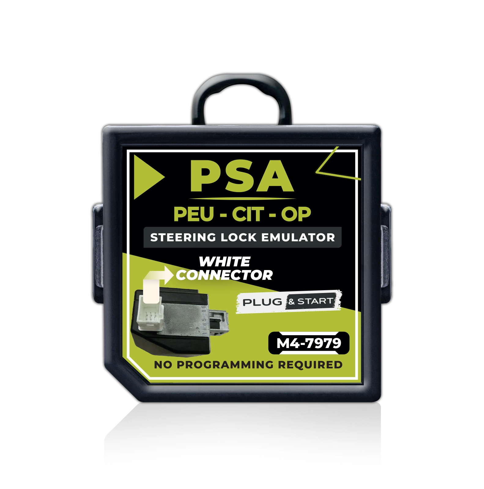 PSA Peugeot Citroen Opel 2011 and Up Steering Lock Emulator Simulator (White Connector) - Image 3